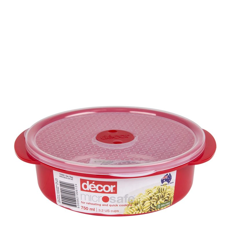 STORER ROUND 750ML DECOR - MICROSAFE