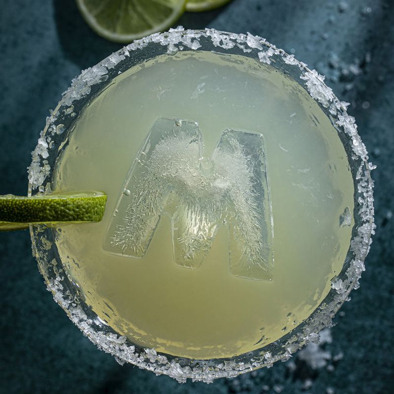 ICE MOULD LETTER M FOR MARGARITA D/PLINKS