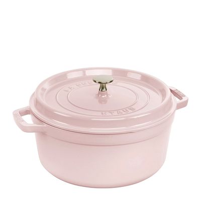 COCOTTE ROUND SORBET ROSE 24CM/3.8LT, STAUB