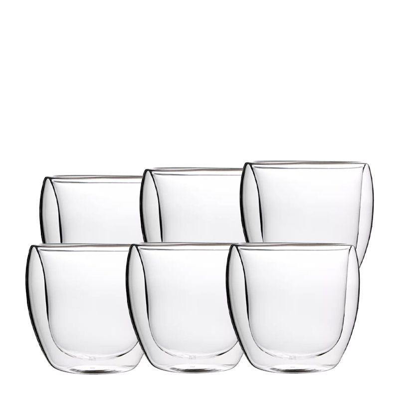GLASS DOUBLE WALL 250ML 6PK, BEVANDE VERONA