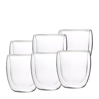 GLASS DOUBLE WALL 300ML 6PK, BEVANDE VERONA
