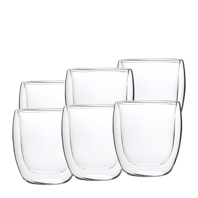 GLASS DOUBLE WALL 300ML 6PK, BEVANDE VERONA