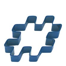 CUTTER COOKIE HASHTAG 10CM NAVY, R&M