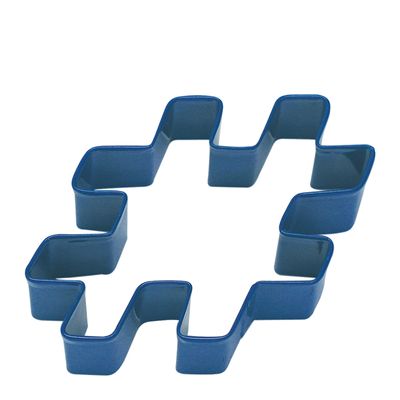 CUTTER COOKIE HASHTAG 10CM NAVY, R&M