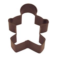 COOKIE CUTTER GINGERBREAD BOY 9CM BROWN