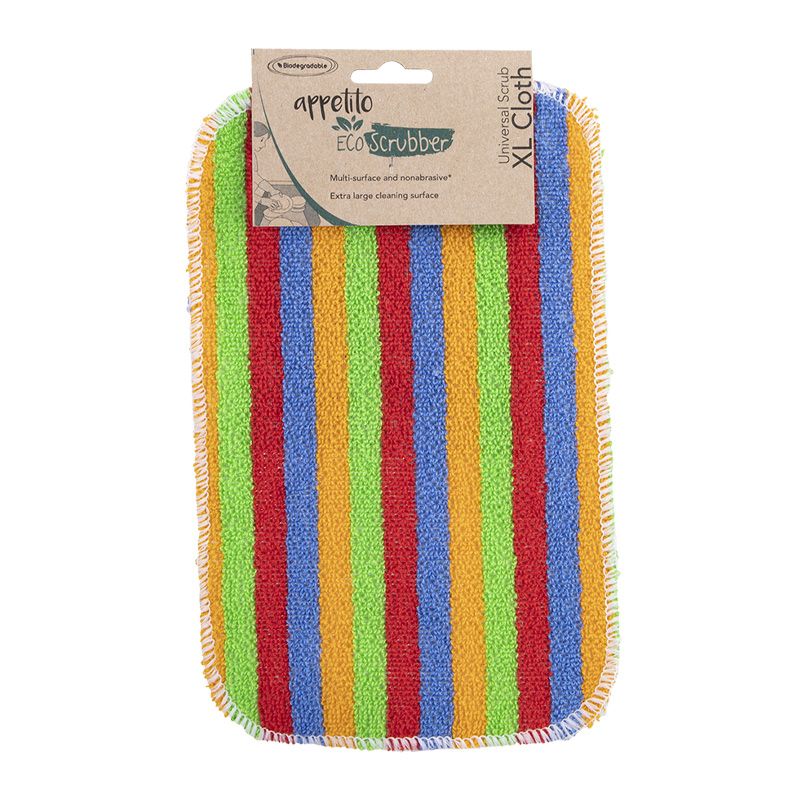 SCRUB MULTI COLOUR 24CM, ECO SCRUBBER