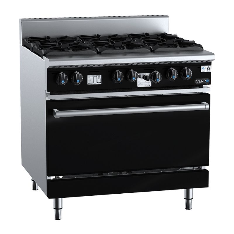OVEN GAS 6 BURNER, B+S VERRO