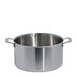 STOCKPOT W/LID 12LT STAINLESS CLAD MADE IN