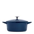 DUTCH OVEN RND 5.5QT ENAMELED C/IRON BLUE MADE IN