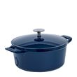 DUTCH OVEN RND 5.5QT ENAMELED C/IRON BLUE MADE IN