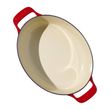 DUTCH OVEN OVAL 7.5QT ENAMELED C/IRON RED MADE IN
