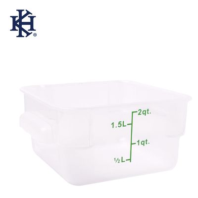 FOOD CONTAINER TRANSLUCENT POLYPROPYLENE KEN HANDS