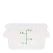 FOOD CONTAINER SQ OPAQUE 1.9L, KH