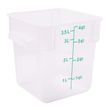 FOOD CONTAINER SQ OPAQUE 3.8L, KH