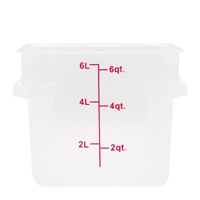 FOOD CONTAINER SQ OPAQUE 5.7L, KH