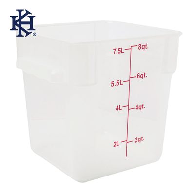 FOOD CONTAINER SQ OPAQUE 7.6L, KH