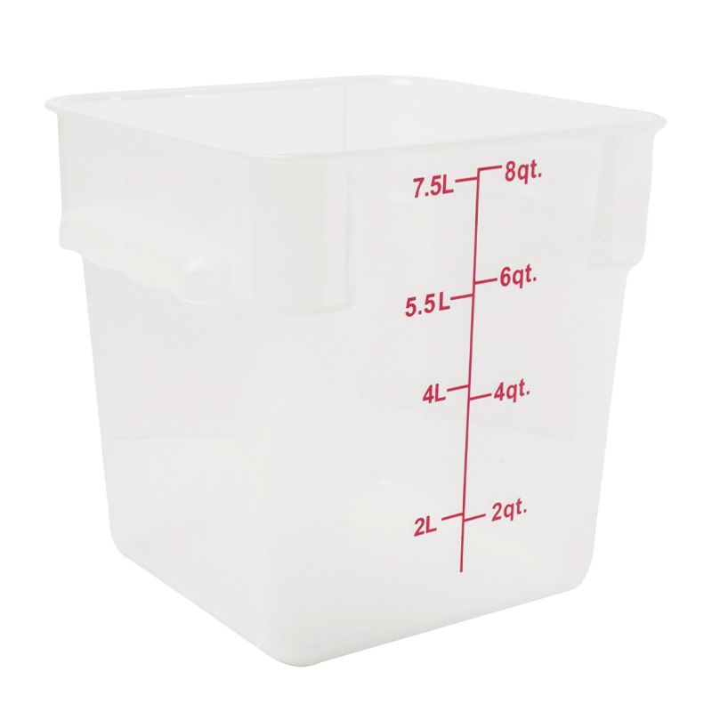 FOOD CONTAINER SQ OPAQUE 7.6L, KH