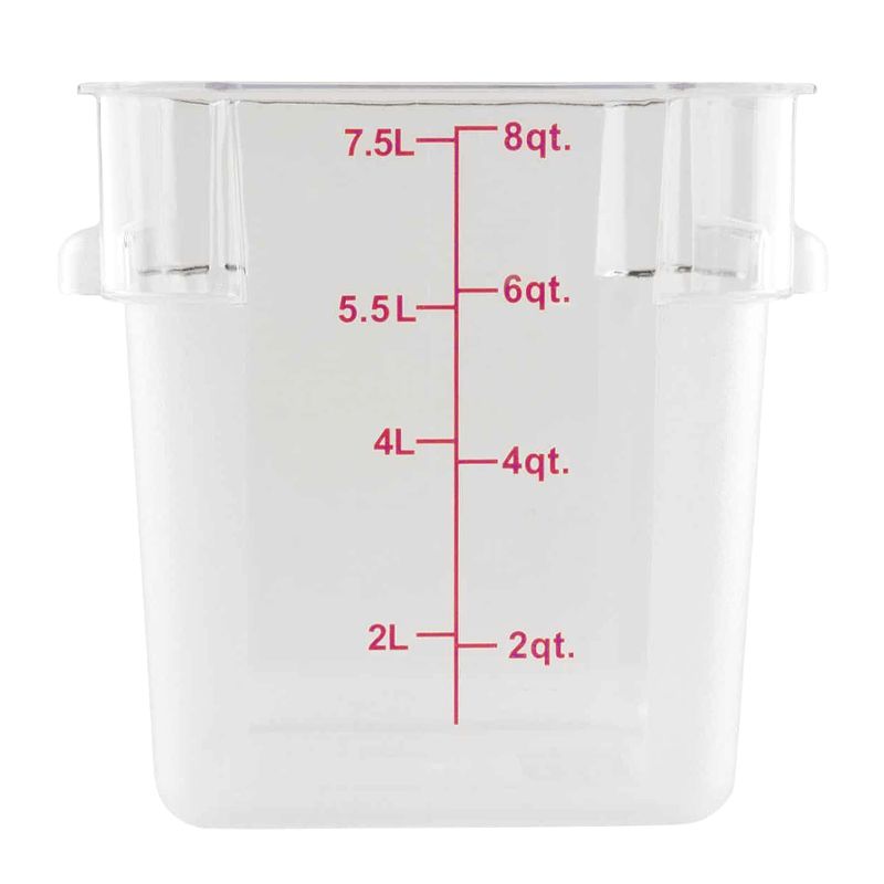 FOOD CONTAINER SQ OPAQUE 7.6L, KH