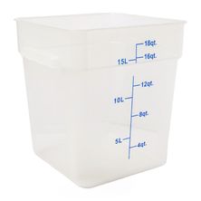 FOOD CONTAINER SQ OPAQUE 17.2L, KH