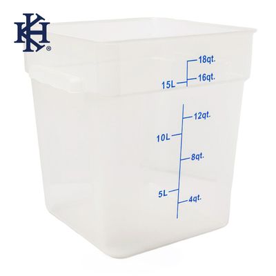 FOOD CONTAINER SQ OPAQUE 17.2L, KH
