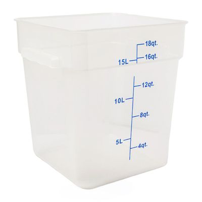 FOOD CONTAINER SQ OPAQUE 17.2L, KH