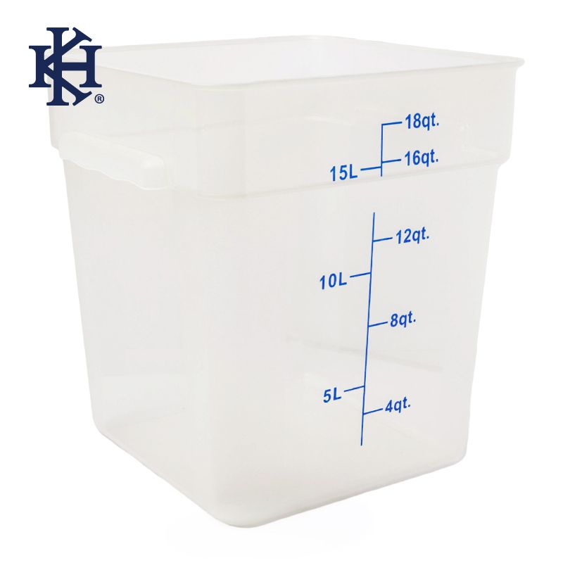 FOOD CONTAINER SQ OPAQUE 17.2L, KH