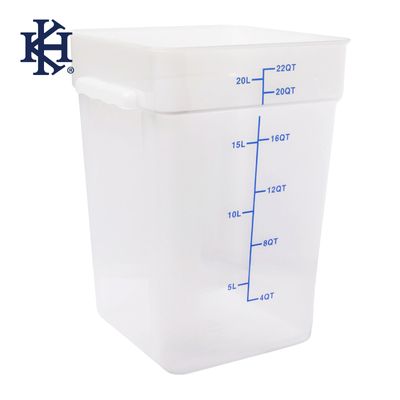 FOOD CONTAINER TRANSLUCENT POLYPROPYLENE KEN HANDS