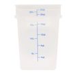 FOOD CONTAINER SQ OPAQUE 22.0L, KH