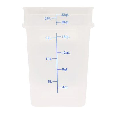 FOOD CONTAINER SQ OPAQUE 22.0L, KH