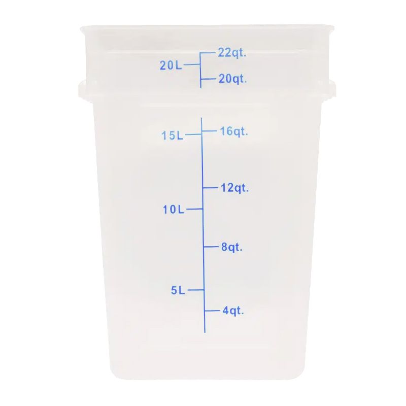 FOOD CONTAINER SQ OPAQUE 22.0L, KH