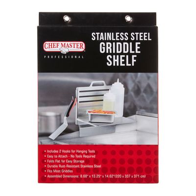 CLIP ON GRIDDLE SHELF SS, CHEFMASTER