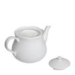 TEAPOT WHITE 570ML, M&W WHITE ROCOCO