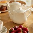 TEAPOT WHITE 570ML, M&W WHITE ROCOCO