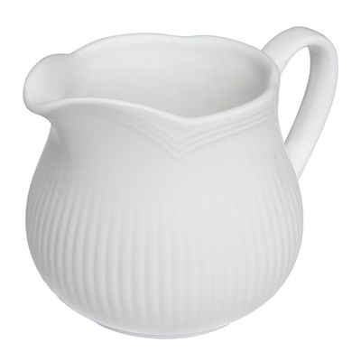 JUG MILK 220ML, M&W WHITE ROCOCO