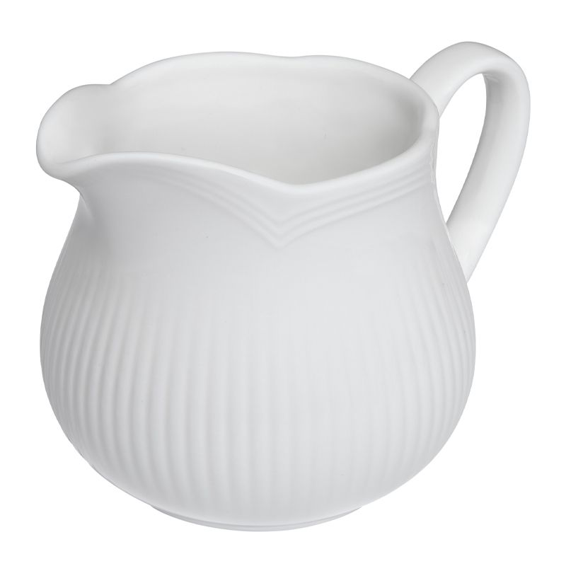 JUG MILK 220ML, M&W WHITE ROCOCO