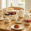 JUG MILK 220ML, M&W WHITE ROCOCO