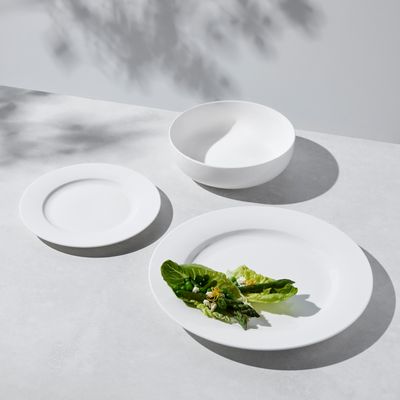DINNER SET 12PC URBAN RIM, BASICS