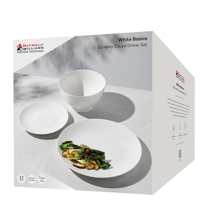 DINNER SET 12PC COUPE DYNASTY, BASICS