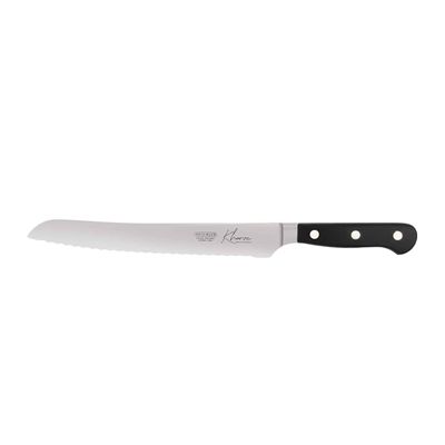 KNIFE BREAD BLACK 200MM, MASTER-CUT KHARVE