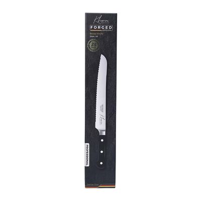 KNIFE BREAD BLACK 200MM, MASTER-CUT KHARVE