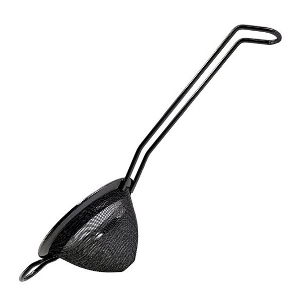 STRAINER FINE BLACK 77MM COCKTAIL, BG
