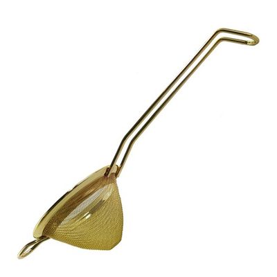 STRAINER FINE GOLD 77MM COCKTAIL, BG