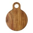 BOARD PADDLE RND ACACIA/BRASS, D&W