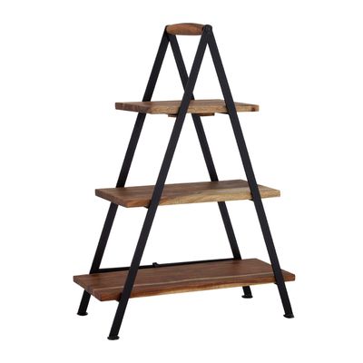 STAND 3-TIER WOOD 42X23X68CM, D&W