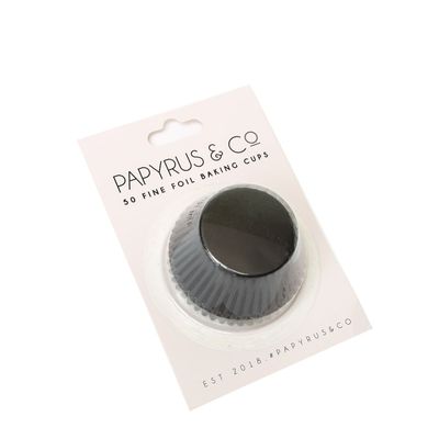 CUPCAKE FOIL BLACK 50PK, BAKE GROUP