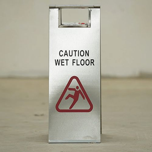 A-FRAME SIGN S/STEEL, WET FLOOR