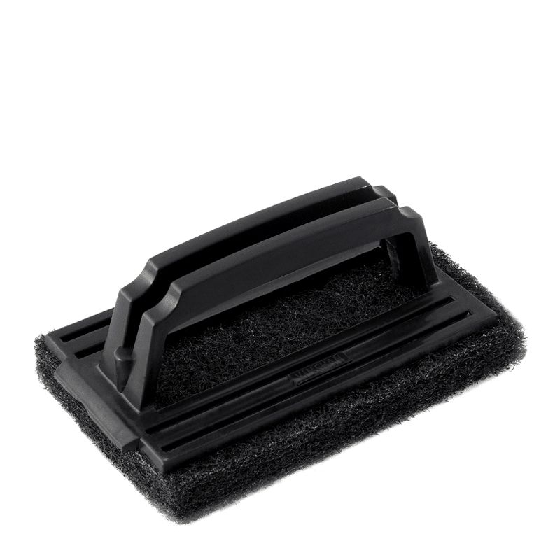 H/DUTY SCOURING PAD W/HNDL BLACK, TRUST