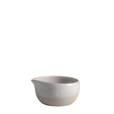 CUP MILK W/ SPOUT WHITE 120ML, GEMBROOK