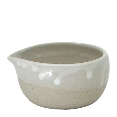 CUP MILK W/ SPOUT WHITE 120ML, GEMBROOK