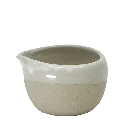 CUP MILK W/ SPOUT WHITE 60ML, GEMBROOK